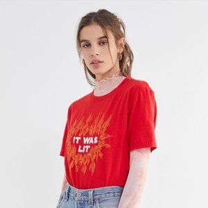 Urban Outfitters It Was Lit Tee
